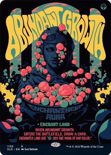 Abundant Growth (1135), Secret Lair Drop Series — Magic card price