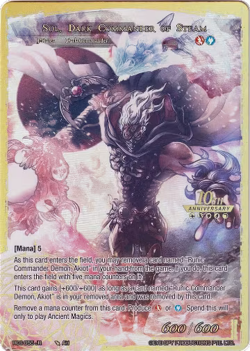 Sol, Hierophant of the Helio Star // Sol, Dark Commander of Steam (RCS-055 JR), 10th Anniversary: Ruler Collection Set — Force of Will card price