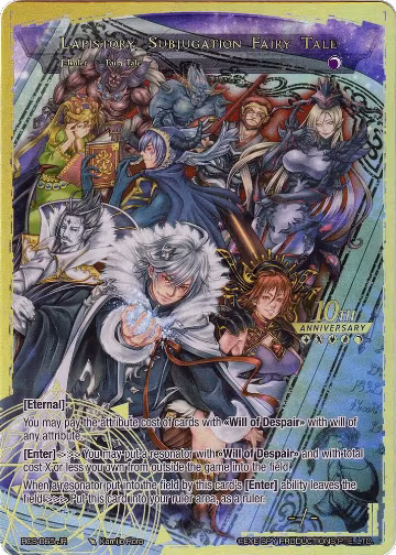 Book of Dark // Lapistory, Subjugation Fairy Tale (RCS-065 JR), 10th Anniversary: Ruler Collection Set — Force of Will card price