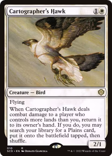 Cartographer's Hawk (10), Starter Commander Decks — Magic card price