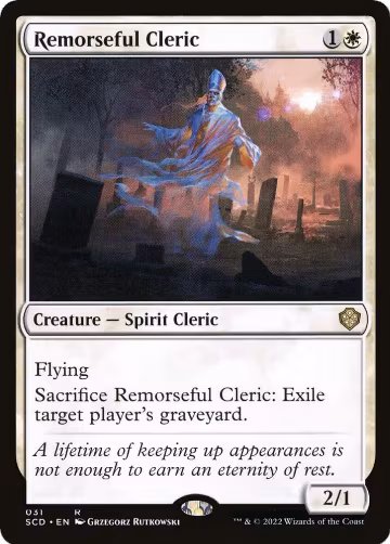 Remorseful Cleric (31), Starter Commander Decks — Magic card price