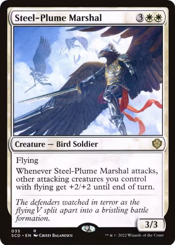 Steel-Plume Marshal (35), Starter Commander Decks — Magic card price