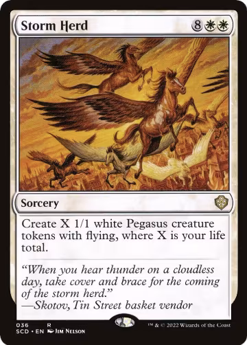 Storm Herd (36), Starter Commander Decks — Magic card price