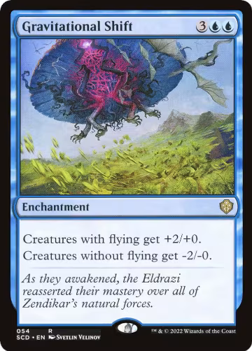 Gravitational Shift (54), Starter Commander Decks — Magic card price