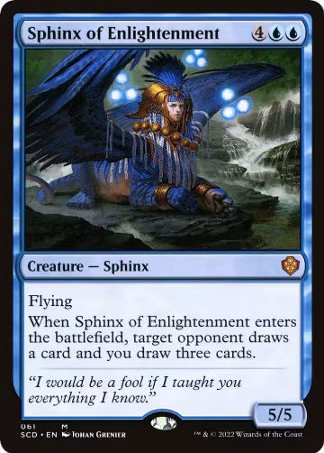 Sphinx of Enlightenment (61), Starter Commander Decks — Magic card price