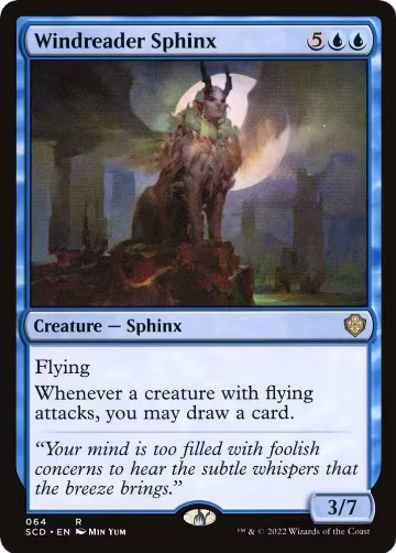 Windreader Sphinx (64), Starter Commander Decks — Magic card price