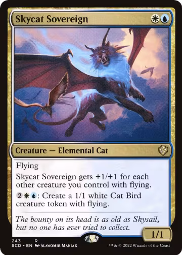 Skycat Sovereign (243), Starter Commander Decks — Magic card price