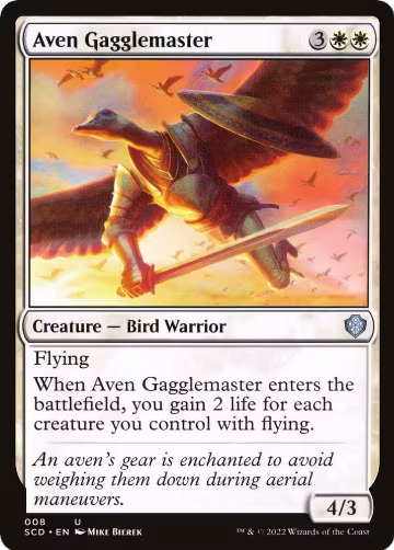 Aven Gagglemaster (8), Starter Commander Decks — Magic card price