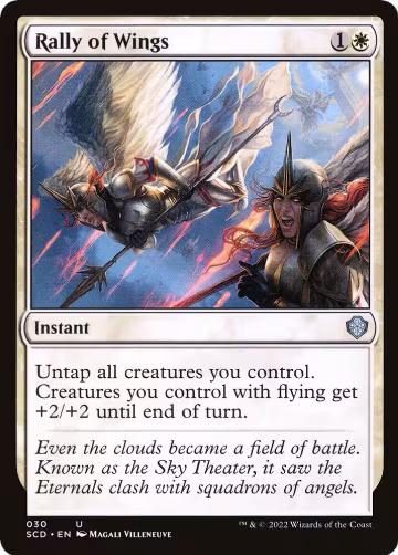 Rally of Wings (30), Starter Commander Decks — Magic card price