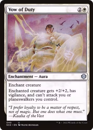 Vow of Duty (40), Starter Commander Decks — Magic card price