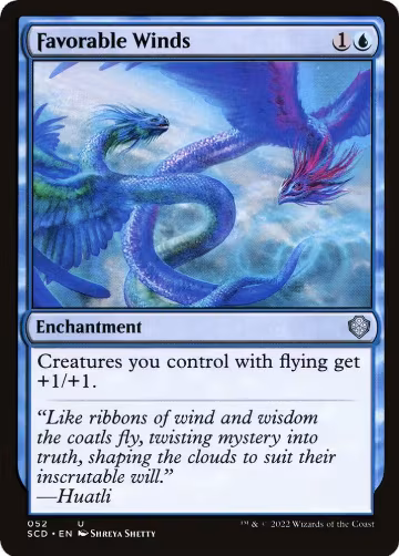 Favorable Winds (52), Starter Commander Decks — Magic card price