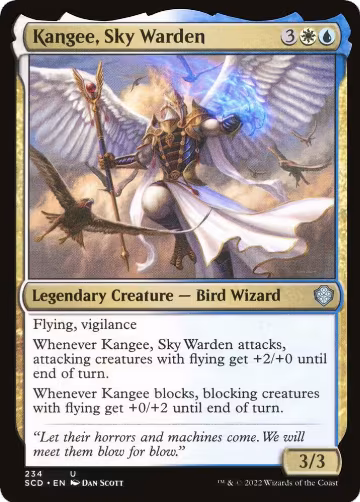 Kangee, Sky Warden (234), Starter Commander Decks — Magic card price
