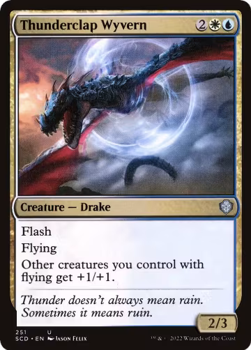 Thunderclap Wyvern (251), Starter Commander Decks — Magic card price