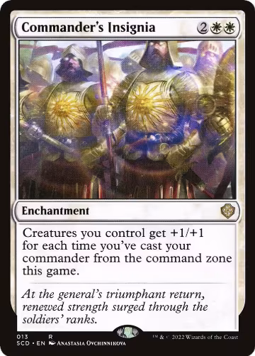 Commander's Insignia (13), Starter Commander Decks — Magic card price