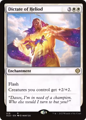 Dictate of Heliod (19), Starter Commander Decks — Magic card price
