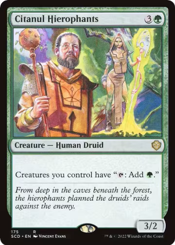 Citanul Hierophants (175), Starter Commander Decks — Magic card price