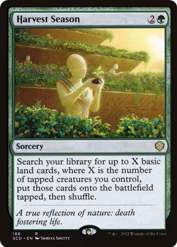 Harvest Season (188), Starter Commander Decks — Magic card price