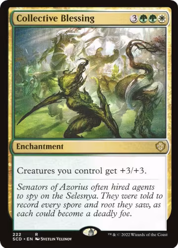 Collective Blessing (222), Starter Commander Decks — Magic card price