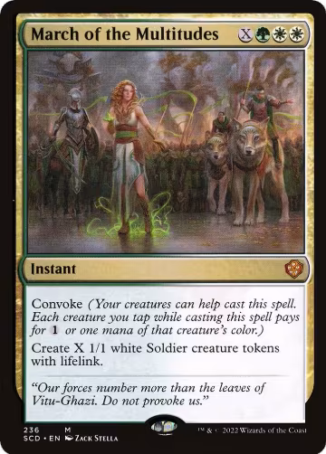 March of the Multitudes (236), Starter Commander Decks — Magic card price