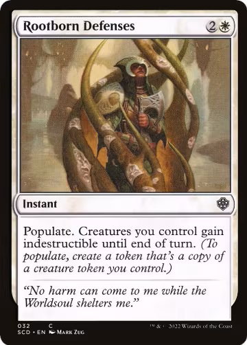 Rootborn Defenses (32), Starter Commander Decks — Magic card price
