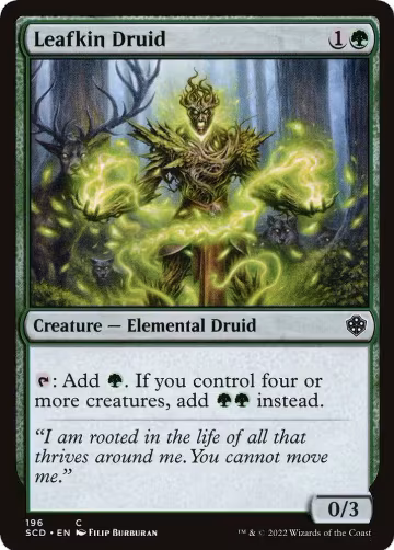 Leafkin Druid (196), Starter Commander Decks — Magic card price