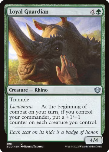 Loyal Guardian (198), Starter Commander Decks — Magic card price