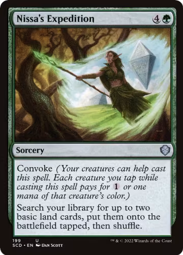 Nissa's Expedition (199), Starter Commander Decks — Magic card price