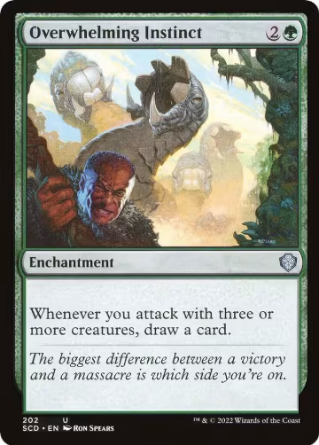 Overwhelming Instinct (202), Starter Commander Decks — Magic card price