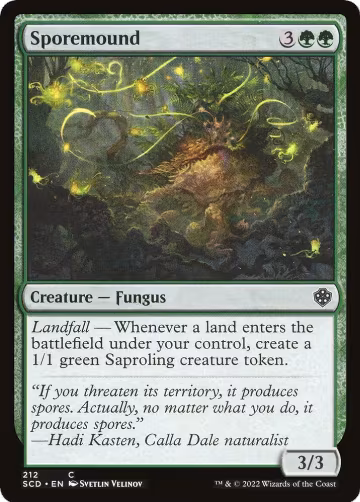 Sporemound (212), Starter Commander Decks — Magic card price
