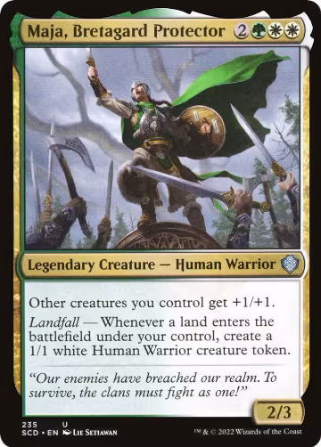 Maja, Bretagard Protector (235), Starter Commander Decks — Magic card price