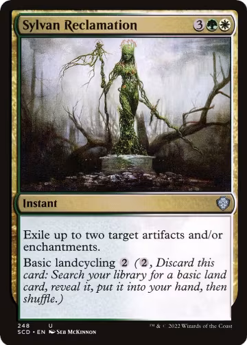Sylvan Reclamation (248), Starter Commander Decks — Magic card price
