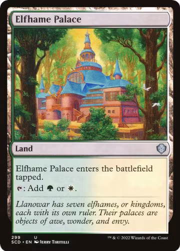 Elfhame Palace (299), Starter Commander Decks — Magic card price
