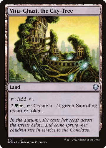 Vitu-Ghazi, the City-Tree (332), Starter Commander Decks — Magic card price