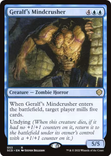 Geralf's Mindcrusher (53), Starter Commander Decks — Magic card price