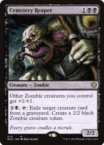 Cemetery Reaper (70), Starter Commander Decks — Magic card price