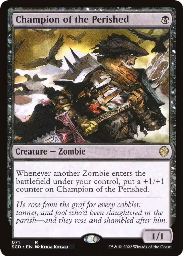 Champion of the Perished (71), Starter Commander Decks — Magic card price