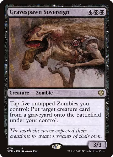 Gravespawn Sovereign (79), Starter Commander Decks — Magic card price