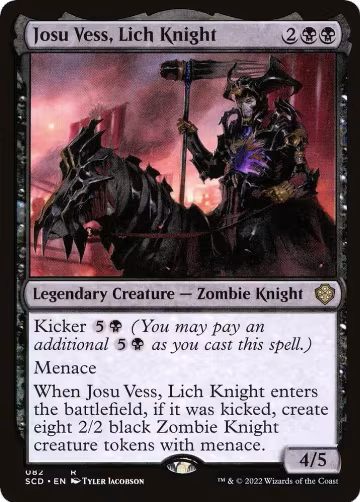 Josu Vess, Lich Knight (82), Starter Commander Decks — Magic card price