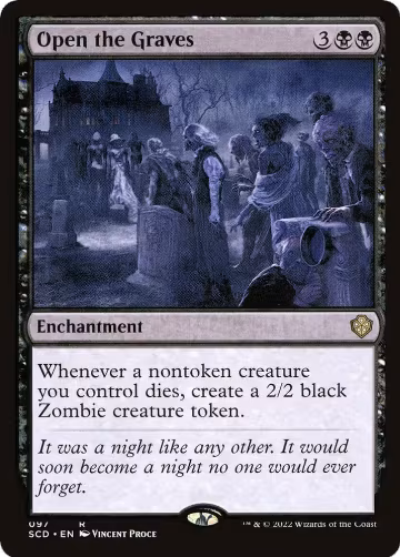 Open the Graves (97), Starter Commander Decks — Magic card price