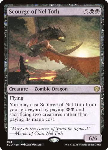 Scourge of Nel Toth (104), Starter Commander Decks — Magic card price