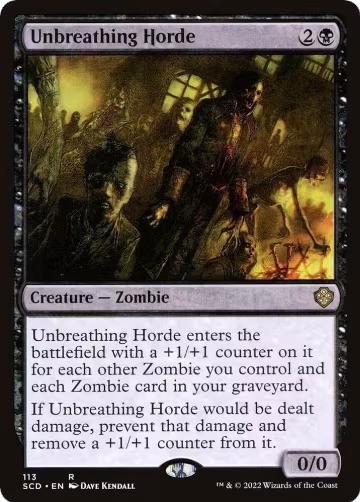 Unbreathing Horde (113), Starter Commander Decks — Magic card price