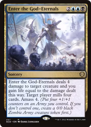 Enter the God-Eternals (227), Starter Commander Decks — Magic card price