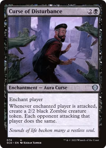 Curse of Disturbance (74), Starter Commander Decks — Magic card price