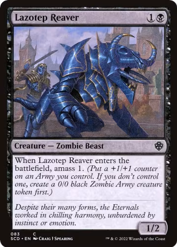 Lazotep Reaver (83), Starter Commander Decks — Magic card price