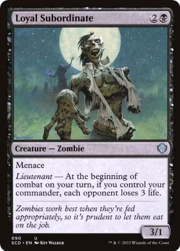 Loyal Subordinate (90), Starter Commander Decks — Magic card price