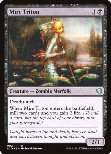Mire Triton (92), Starter Commander Decks — Magic card price