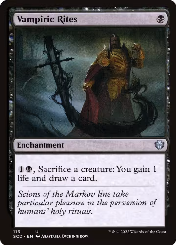 Vampiric Rites (116), Starter Commander Decks — Magic card price