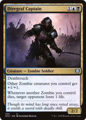 Diregraf Captain (224), Starter Commander Decks — Magic card price