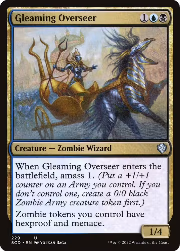 Gleaming Overseer (229), Starter Commander Decks — Magic card price