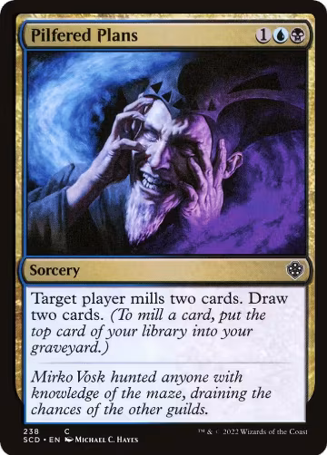 Pilfered Plans (238), Starter Commander Decks — Magic card price